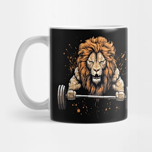 lion lifting Mug